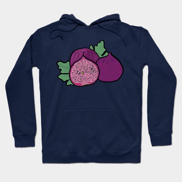 Fall season, fresh juicy figs Hoodie by ellen